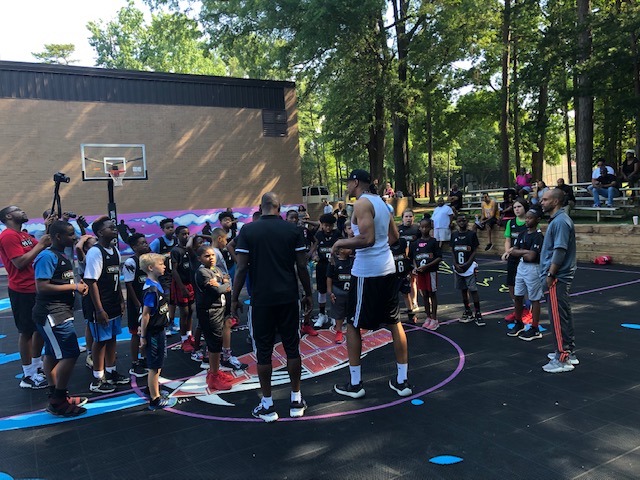 Young3 and BIG3 Give Back To The Youth On Behalf of Nancy Lieberman - Charlotte, North Carolina