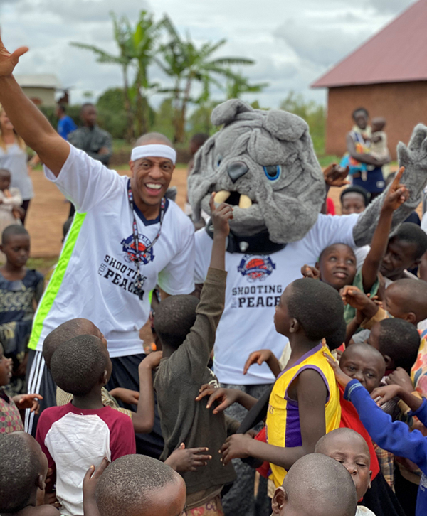 Jerome Williams visits Rwanda