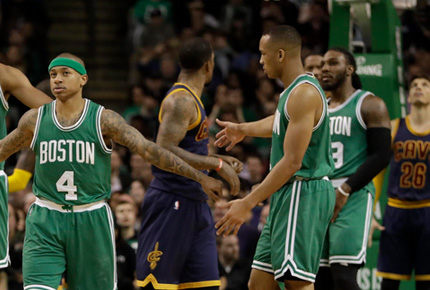 Boston Celtics and Cleaveland Cavs